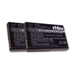 Batterie téléphone vhbw 2x Batteries compatible avec Tunstall 7202 De