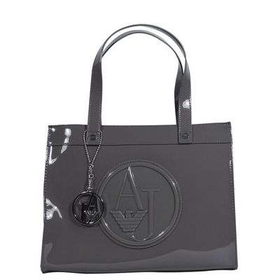 Sac armani jeans noir vernis deals