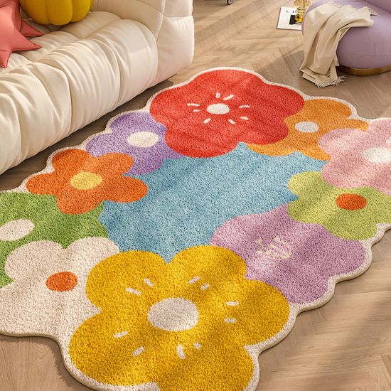 Tapis Salon Géométrique 140x200 Cm – Doux Et Antidérapant – Pour Canapé, Chambre, Enfants – Décoration Moderne – Facile à Nettoyer – Couleur Selon Modèle - 11