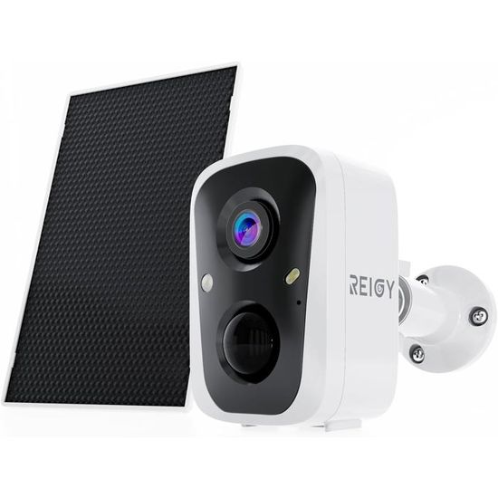 Caméra De Surveillance WiFi Extérieure REIGY 8MP - PT 360° 4K, Détection De Mouvement, Audio Bidirectionnel, Étanche IP66