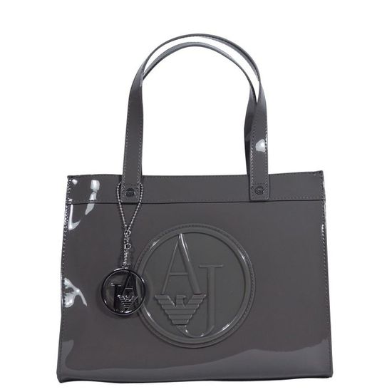 Sac a main vernis noir armani discount