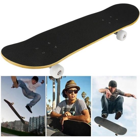 Longboard DREARK 100cm - Roulements ABEC-11 - Roues Lumineuses - Support 120kg - Pour Débutants Et Pros