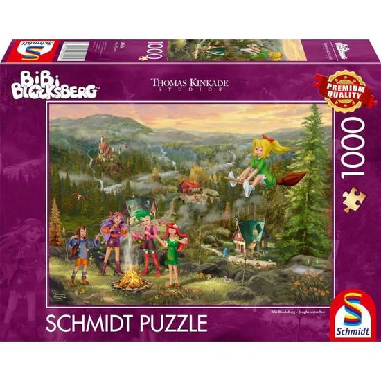 Puzzle 1000 Pièces Schmidt Spiele 'Boutique De Fleurs' - Qualité Premium - 69.3 X 49.3 Cm - À Partir De 12 Ans - 2