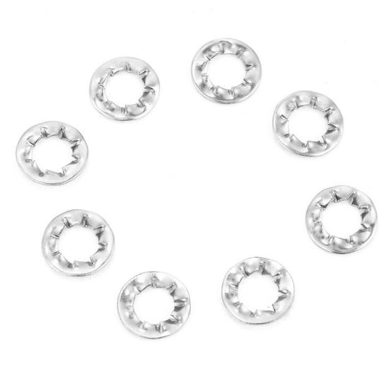 Rondelle De Verrouillage Externe Dent De Scie En Acier Inox 304 - Lot Neuf, Sans Marque