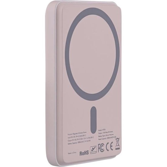 Exclusivité Vendredi Fou:Attrapez le Batterie De Secours Induction 5000 MAh Compatible MagSafe Blanc Force Power aux Meilleurs Prix sur