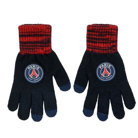 Gants PSG Officiels Pour Enfant - Collection Paris Saint Germain - Taille Enfant Garçon - Matière Acrylique