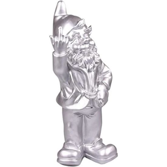 Statuetta Gnomo Da Giardino Stoobz – Impertinente E Dipinto A Mano, 32 Cm, Colore Rosso, In Polystone Per Esterno E Interno