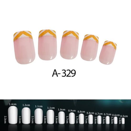 FAUX ONGLES,A329--Faux ongles en acrylique, Design, Sexy, mignon, à la ...