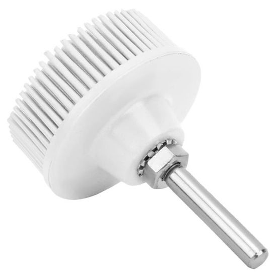 2 Inch Bristle Disc Brush - Emery Rubber Abrasive Wheel For Drill, Deburring & Polishing Metal (Green)
