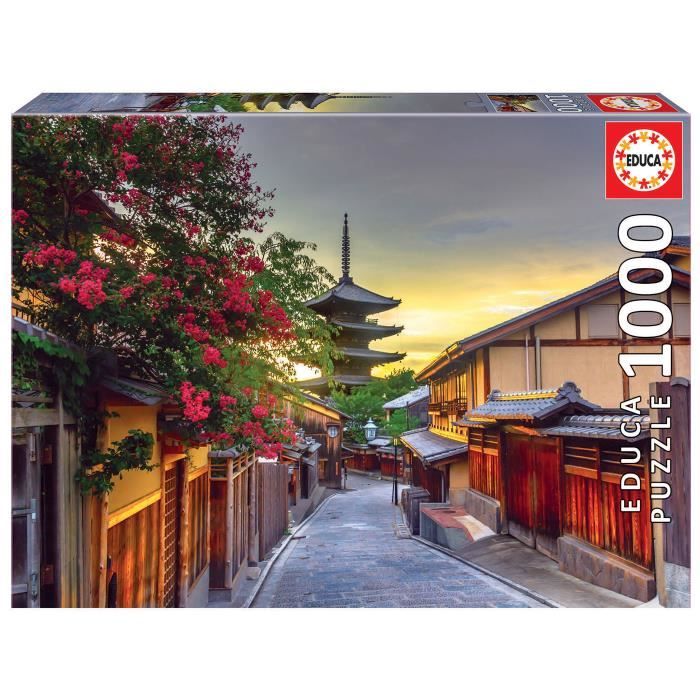Puzzle Architecture - EDUCA - Pagode Yasaka Kyoto Japon - 1000 pièces - Adulte