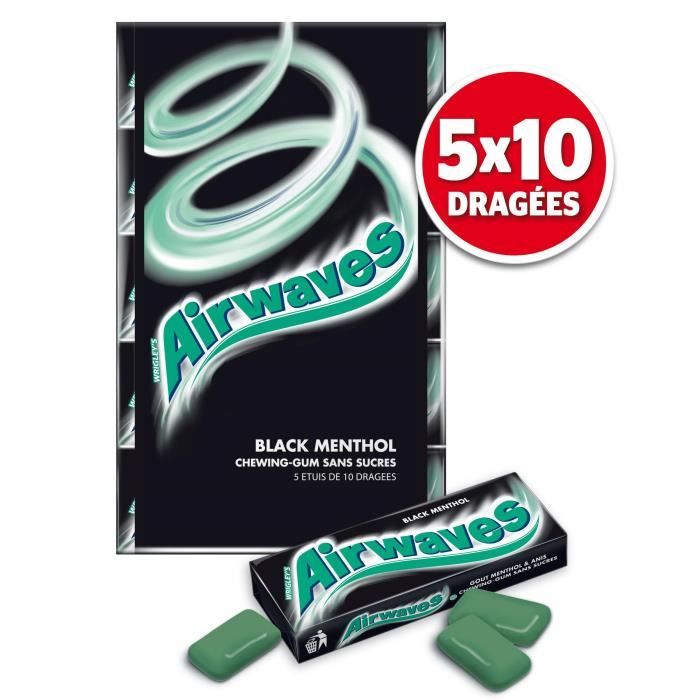 MARS WRIGLEY CONFECTIONERY FRANCE Black Menthol AIRWAVES