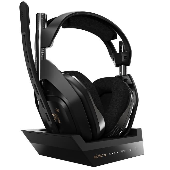 LOGITECH Casque Astro A50 - Sans fil - Noir - Circumaural