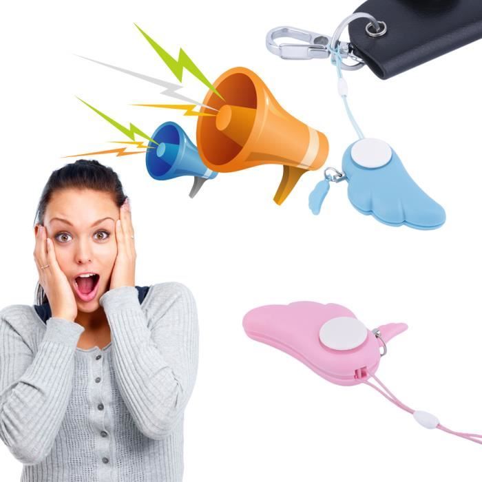 Mignon Sécurité Personnelle Anti Viol Anti Agression sécurité Panique Alarme Sonore pour Fille Enfants