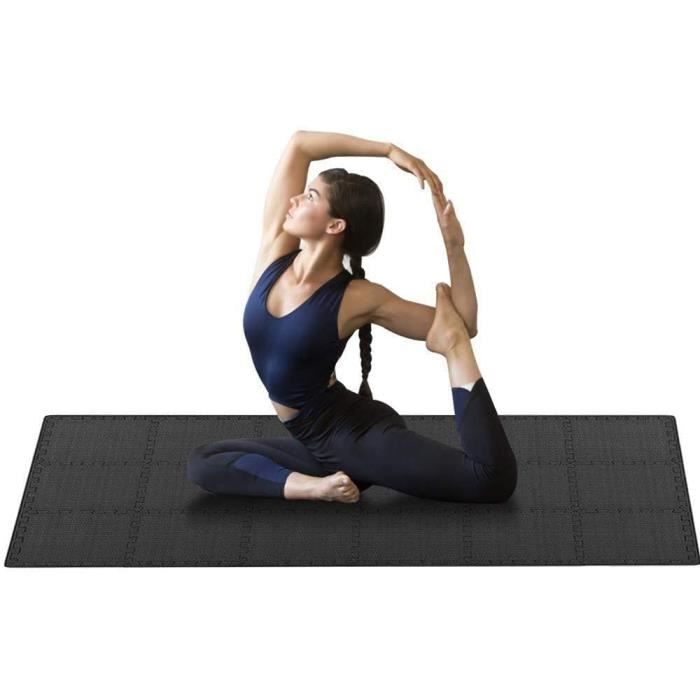 Yoleo Tapis de protection de sol,tapis sol puzzle,tapis mousse bebe puzzle à ramper, Tapis d'entrainement Protections sol de Gym Spo