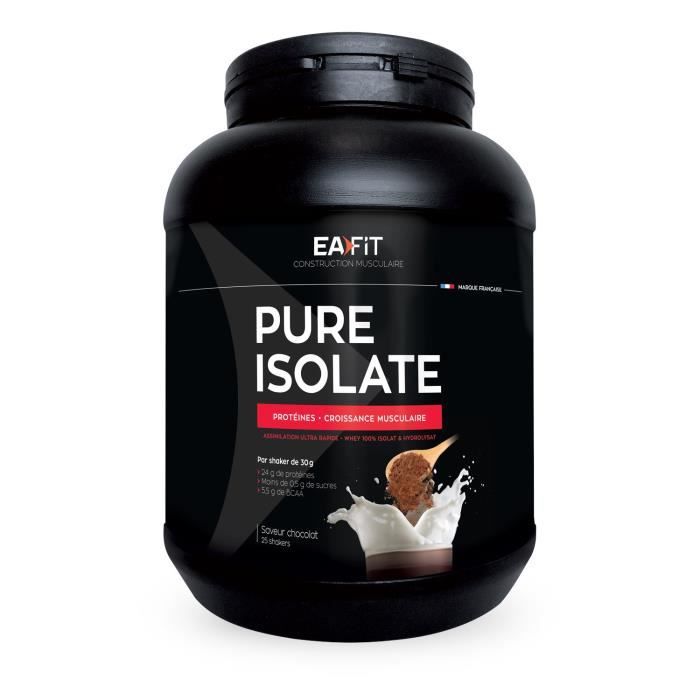 EAFIT Pure isolate chocolat 750 g