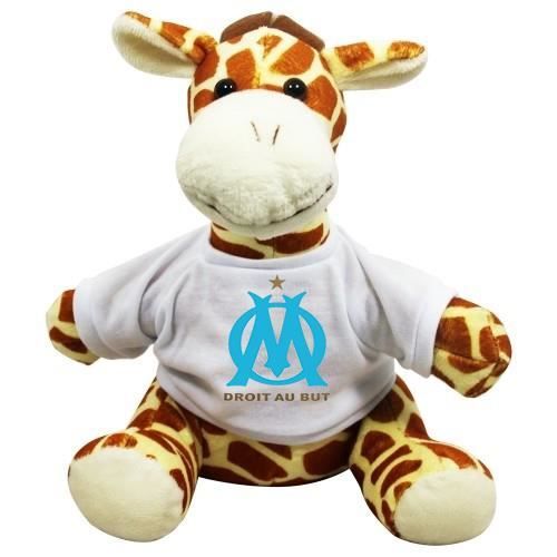 PELUCHE SAVANE GIRAFE PERSONNALISABLE PRENOM CADEAU NAISSANCE BEBE FOOT OM