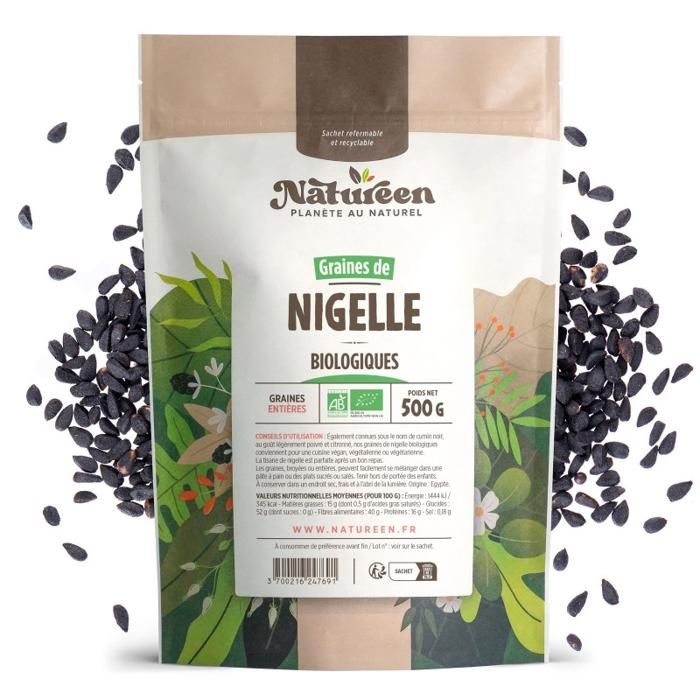 Graines de Nigelle Bio - Sachet de 500 g
