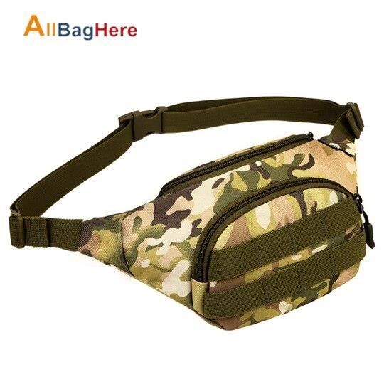 Sac à dos,Sac de taille Portable tactique hommes femmes Camping en plein air randonnée Sport cyclisme en cours - Type CP Camouflage