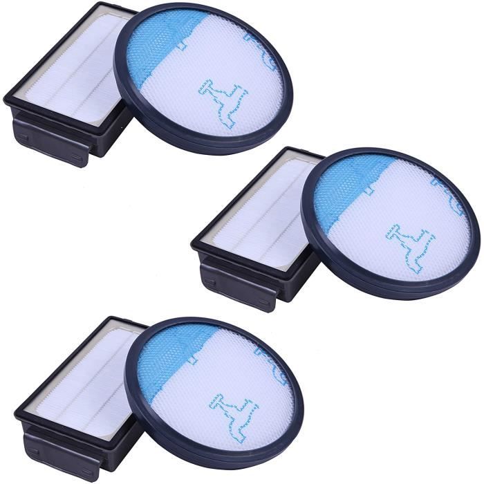 Filtre pour Aspirateur Moulinex Rowenta Compact,【Pack de 3】Power Cyclonic Mousse Filtre Accessoire Adapté pour Series MO3723pa