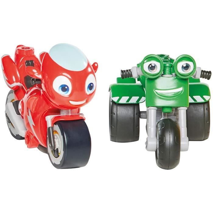VEHICULE MINIATURE ASSEMBLE ENGIN TERRESTRE MINIATURE ASSEMBLE Ricky Zoom Figurines de Motos Ricky & DJ, Jouets à Colle77