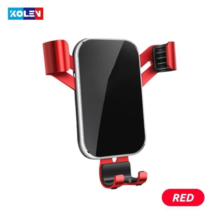 Supports voiture,Pour Audi A1 2011 2019 Support de téléphone portable pour voiture Support de charge automatique Support - Type Red