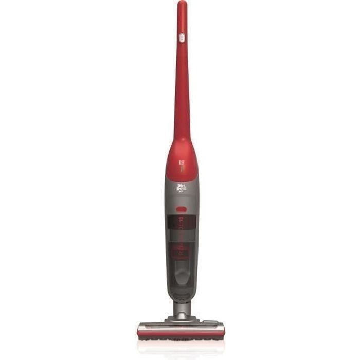 DIRT DEVIL DD691-1 Aspirateur balai sans sac Lithium Renegade – 18V – 600 ml – Rouge
