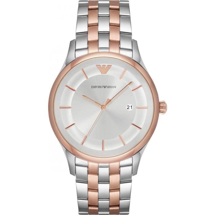 Emporio Armani 3 ZEIGER DATUM AR11044 Montre-Bracelet pour hommes Point Culminant de Design