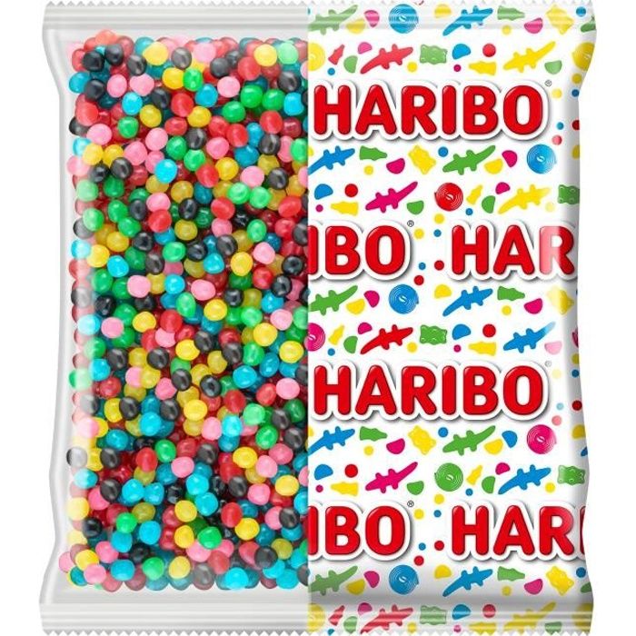 HARIBO Sachet de Dragibus en vrac gros format - 2 kg