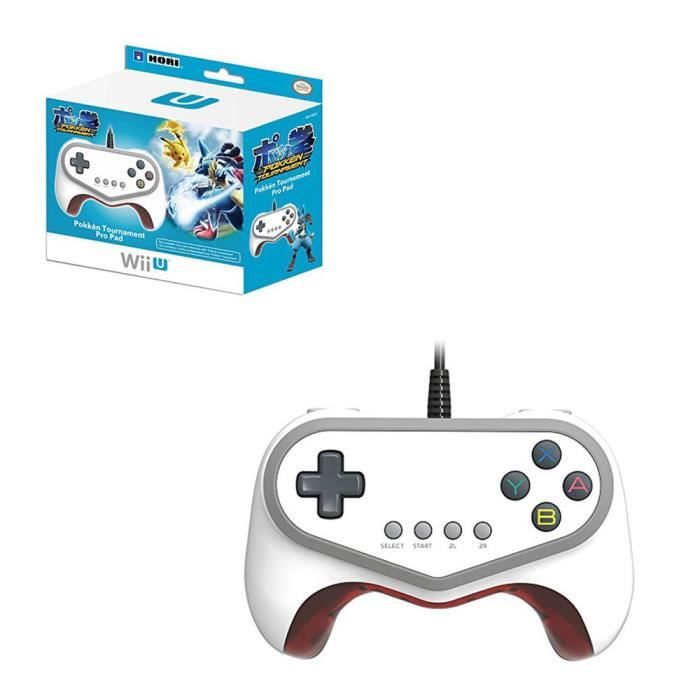 Hori Manette Pad Pro Filaire Pokkén Tournament Pour Console de Jeux Nintendo Wii U - Limited Edition