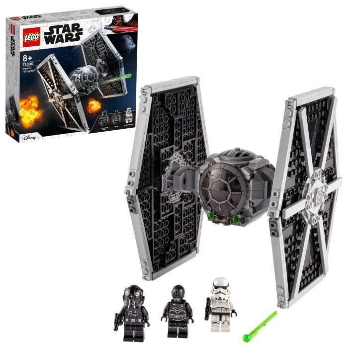 SHOT CASE - LEGO Star Wars™ 75300 TIE Fighter impérial Jeu de construction incluant Stormtrooper et figurines de la saga Skywalker