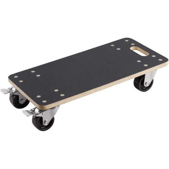 MEISTER Chariot de manutention à roulettes 590 x 290 mm 400 kg