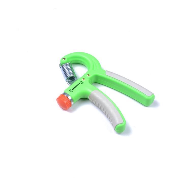 Paire Poignée d'exercices de musculation Gripper ou Hand grip pour le renforcement de la main et de l'avant-bras Vert