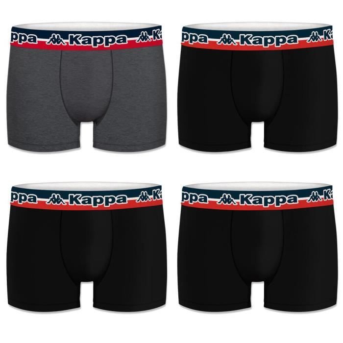 Lot de 4 Boxers Kappa Homme Coton Tri