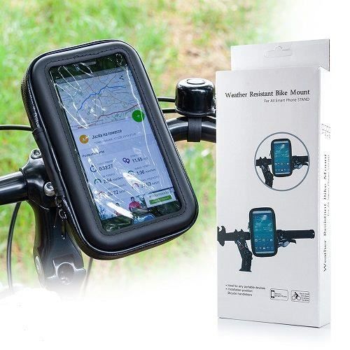 Support velo moto waterproof noir pour Smartphone
