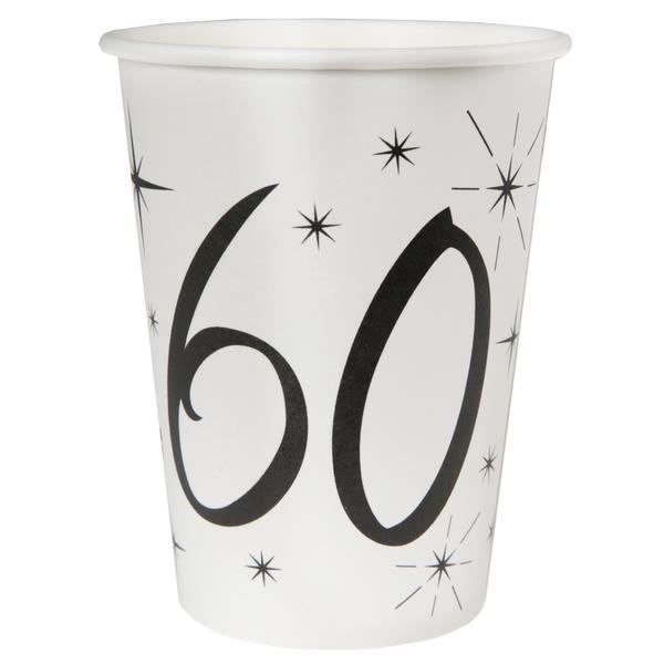 SANTEX 5242-60, Sachet de 10 gobelets 60 ans