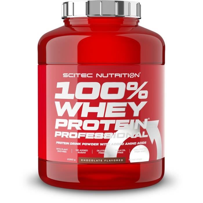 100% Whey Protein Professional 2350 gr CHOCOLAT Scitec Nutrition Proteines en Poudre Musculation