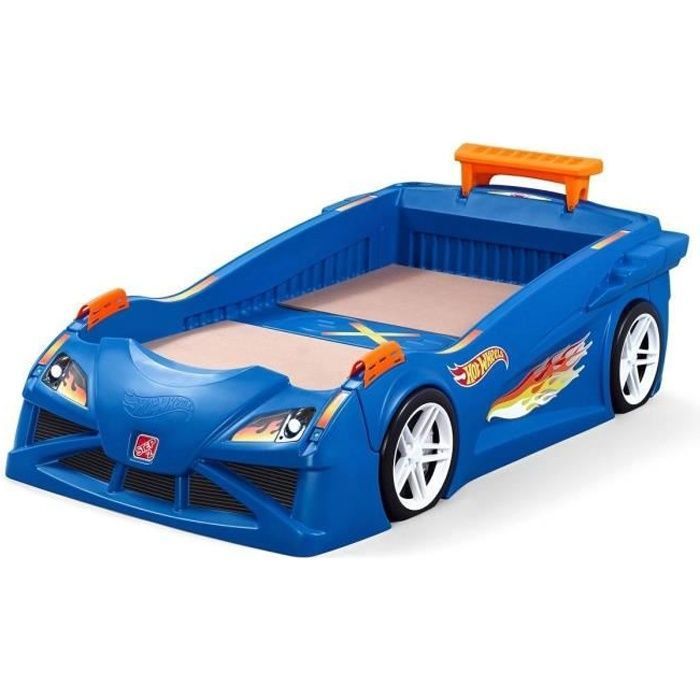 STEP 2 Lit Simple HOT WHEELS Voiture pour enfant 70x140 cm