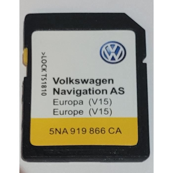 Carte SD GPS Europe 2022 - VW Discover Media 2 MIB2 - v15 ECE 2022/2023 - 5NA919866CA - 32 GB