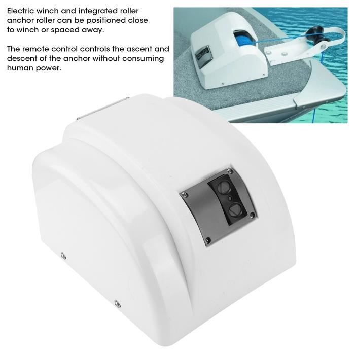 LEH Guindeau électrique Kit de guindeau de treuil d'ancre marin électrique de treuil d'ancre électrique de 30LBS 12V avec