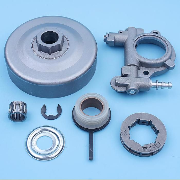 325 7T Embrayage Tambouriner Air Filtre Huile Pompe Kit Pour Husqvarna