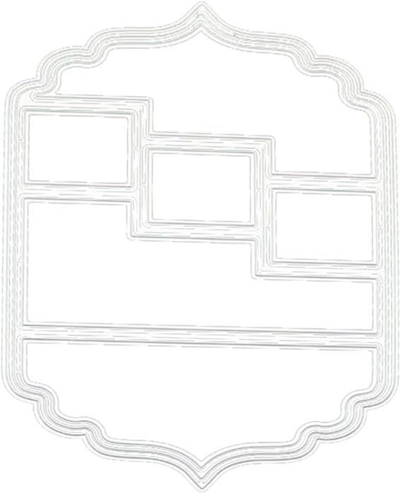 LICHENGTAI Matrices De Découpe Métal Forme Maison - Ensemble Pochoirs Scrapbooking Et Cartes Fait Main