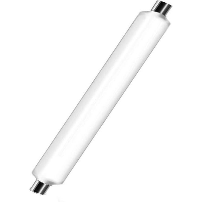 Tube LED S19 7W 310mm Lampe Sall de Bain Toilettes 600lm Équivalent 50-65W Ampoule Incandescencente 360 Degrés pour Éclairage