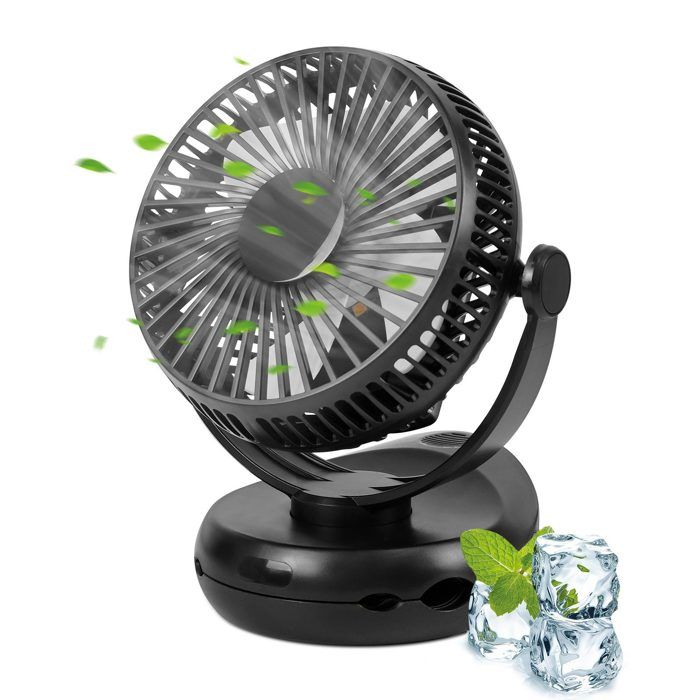 Ventilateur 3 en 1 - NETTLIFE - Nettlife Mini - Batterie 10 000 mAh - 4 vitesses - Clip 360° - Nettlife