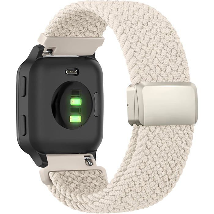 BRACELET POUR MONTRE CONNECTEE - Fleuve - Bracelet magnétique Garmin Venu/Venu Sq/2 Vivoactive 3 r BRACELET POUR MONTRE CONNECTEE