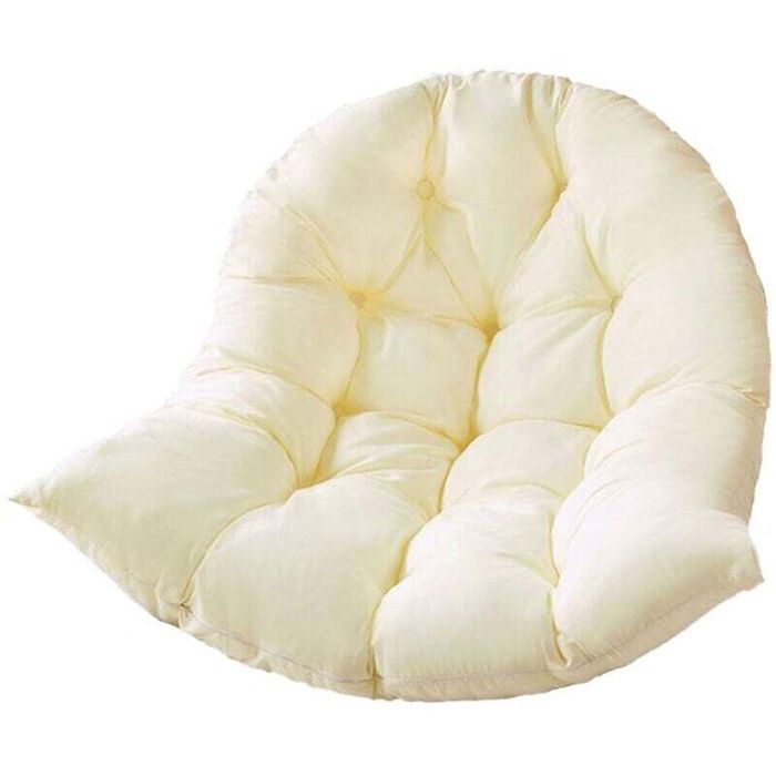 Coussin de siège de chaise à bascule - ZOR® - Lavable - 80x120 cm - Beige - Tissu brossé - Coton PP - Antidérapant