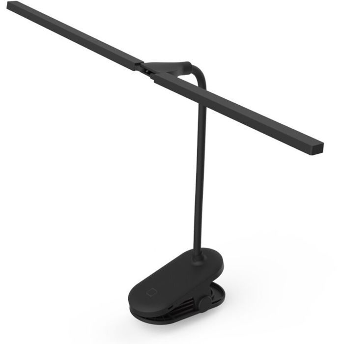 Lampe de bureau à pince LED à double tête pour étudiants lampe de lecture USB respectueuse des yeux avec batterie rechargeable