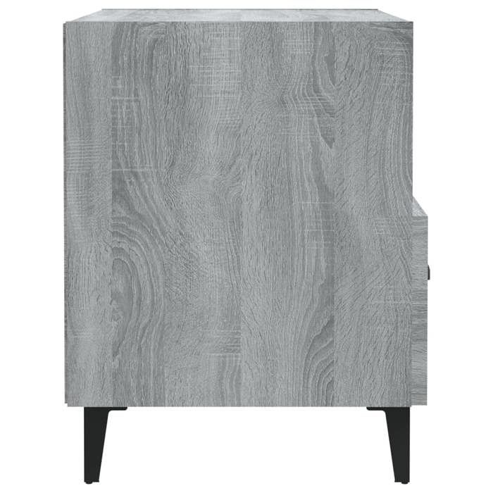 Tables de chevet 2 pcs Sonoma gris Bois dingénierie_2 ans garantie_68089