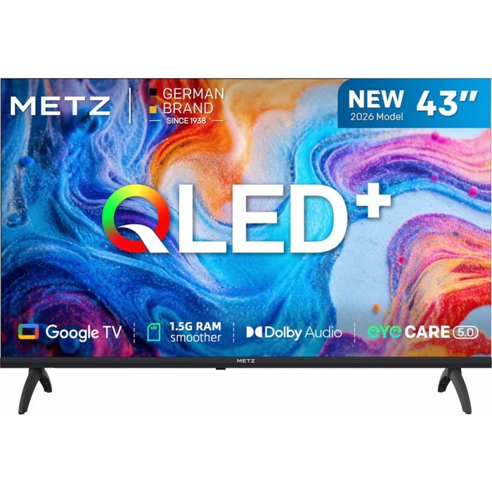 Téléviseur Full HD 43MQH7030Z Metz 1920 x 1080 Commande vocale Bluetooth