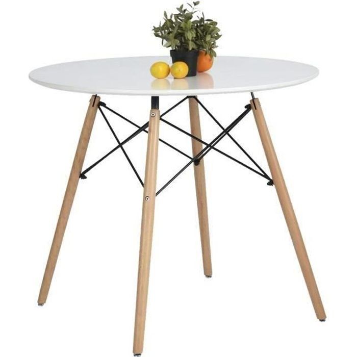 table de cuisine ronde cdiscount maison
