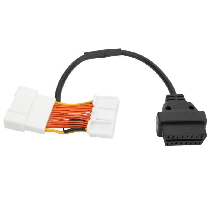 Akozon Splitter Diagnostic Cable, Flexible OBD2 Splitter Cable for Car